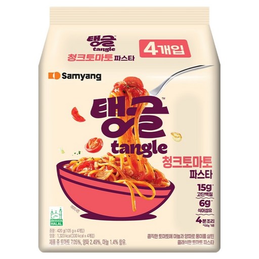 tangle 청크 토마토파스타 105g