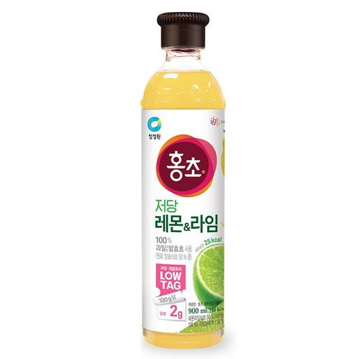 홍초 청정원 레몬 라임 저당