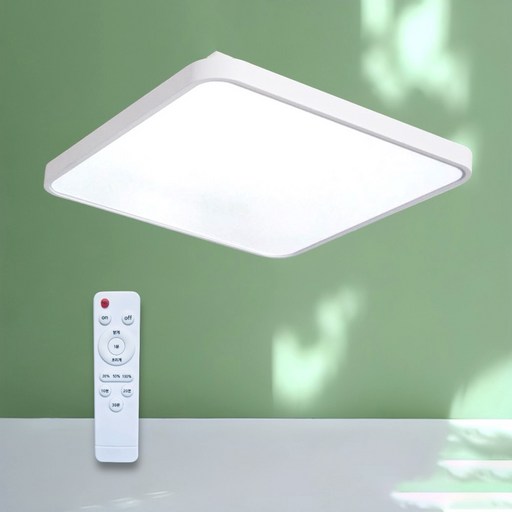 포라이트 LED 리모콘 디밍 방등 플리커프리 천장등 60W