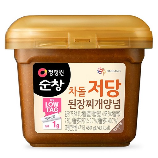 청정원 순창 차돌 저당 된장찌개양념