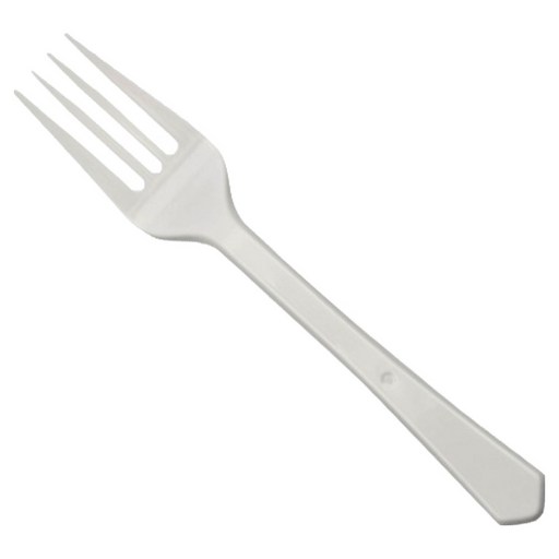 일회용 포크 백색