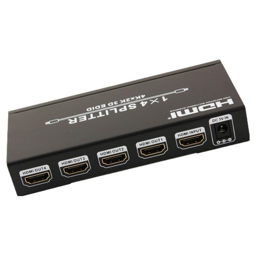 컴스 HDMI 분배기 1-4 4K 30Hz UHD