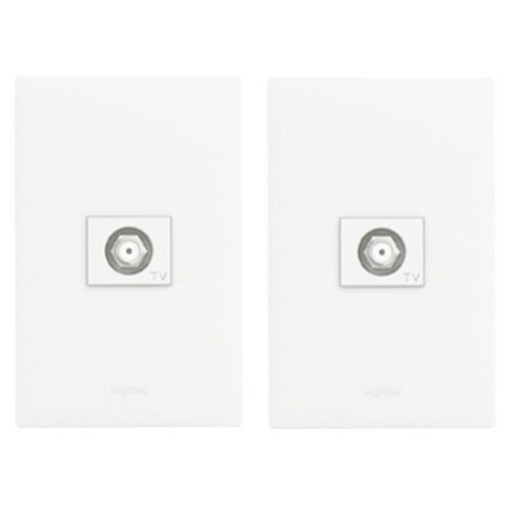 르그랑 아펠라화이트 Simple 매입모듈러 CATV유니트 2방 8dB + 1방 5dB 세트