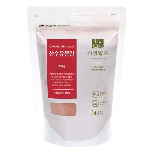신선약초 국내산 산수유 분말