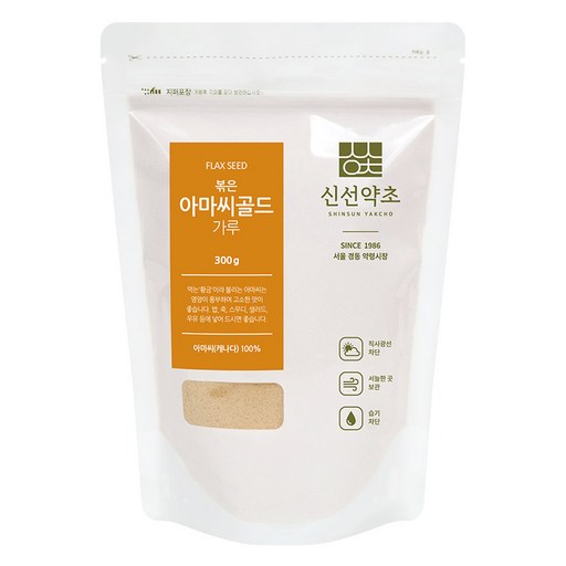 신선약초 볶은 아마씨 가루