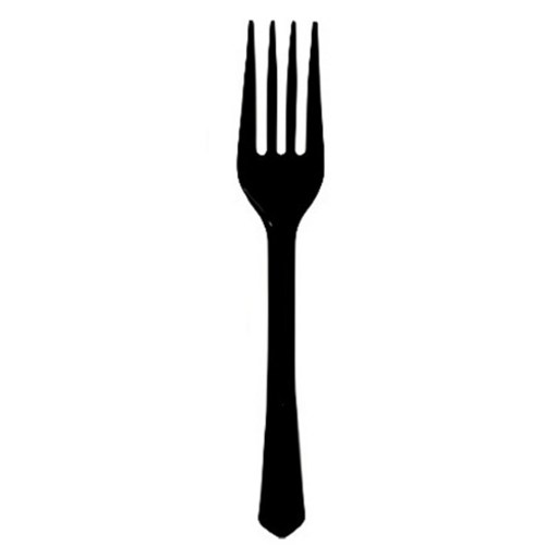 일회용 포크 검정 포장