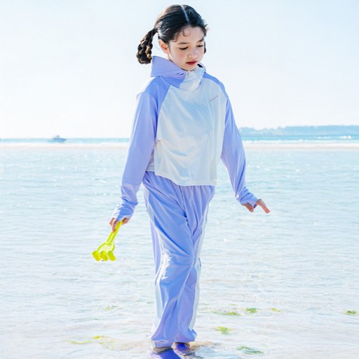 베베쥬 아동용 네추럴캡 래쉬가드