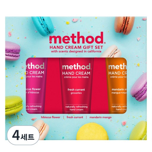 메소드 캘리포니아 시그니처 퍼퓸 핸드크림 50ml x 3종 세트