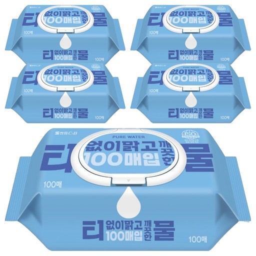코디 티없이 맑고 깨끗한 물티슈 캡형