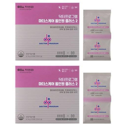 닥터프로그램 마더스케어 올인원 플러스 2 영양제