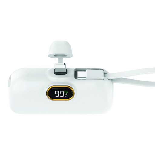 뉴클 PD 고속 22.5W 도킹형 보조배터리 메인 8핀 + 서브 C타입 스트랩 5000mAh