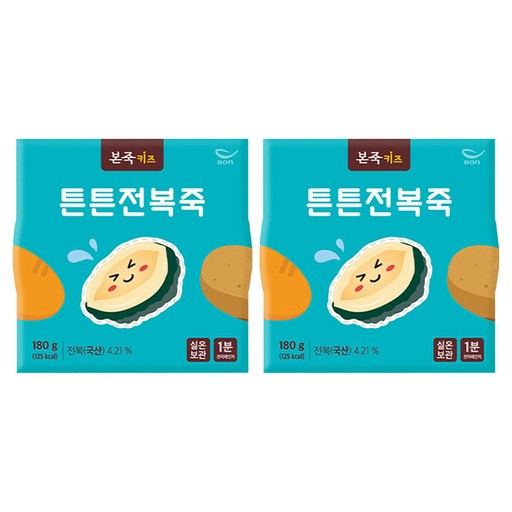 본죽 키즈 튼튼 전복죽 180g