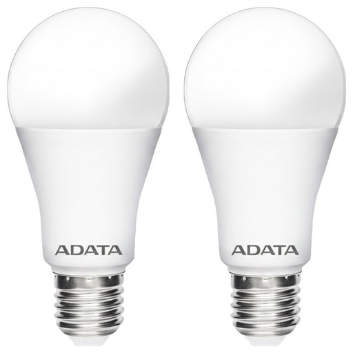 ADATA 威剛 大廣角高效LED燈泡 13W AL-BUA60C4A-13W65 124 x 60mm, 2個, 白光