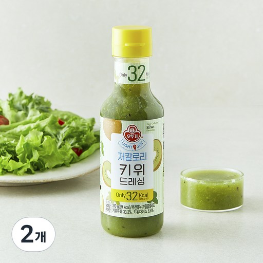 오뚜기 LIGHT&JOY 키위 저칼로리 드레싱