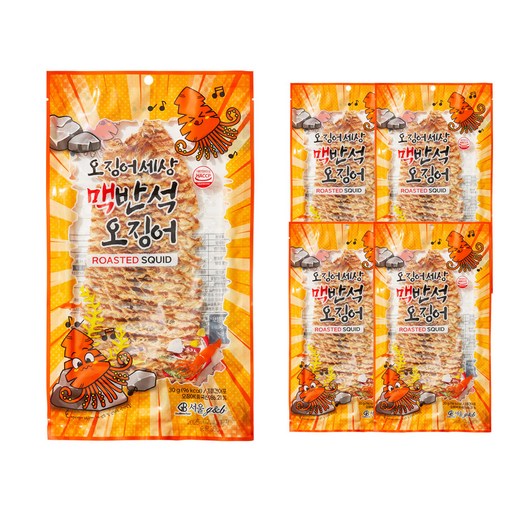 오징어세상 맥반석 오징어 30g + 햇고추장 10g 세트