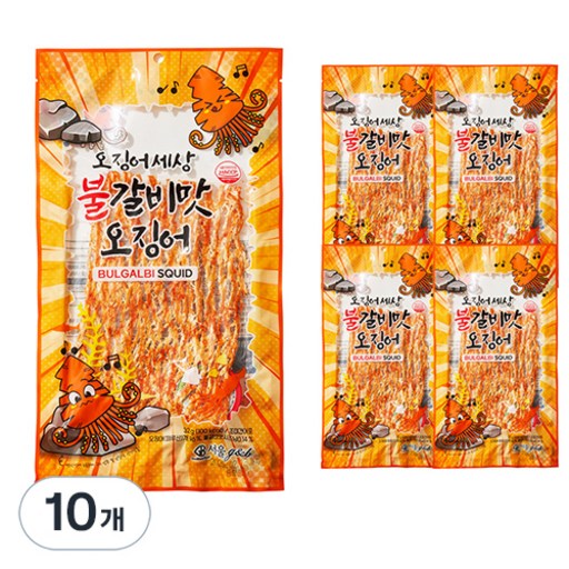 오징어세상 불갈비맛 오징어 32g + 햇고추장 10g 세트