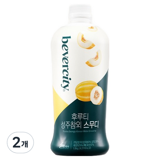 베버시티 세미 후루티 성주 참외 스무디