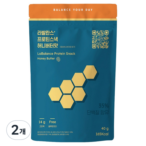 라발란스 프로틴스낵 허니버터 과자