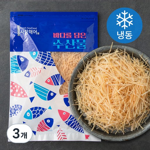 사랑해어 건오징어실채 (냉동)