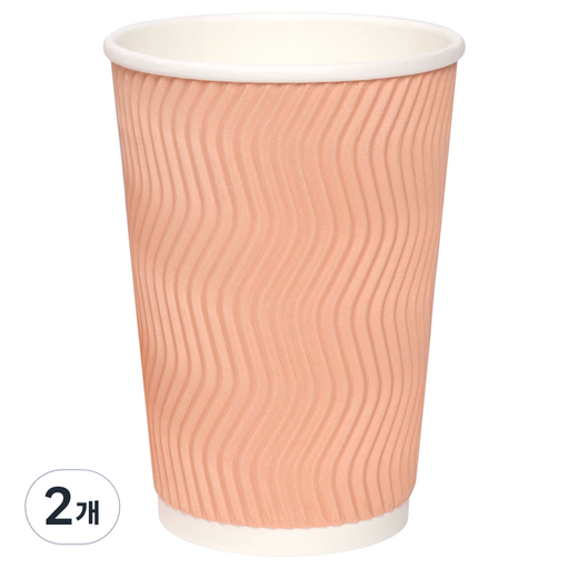 해피팩 한결 웨이브 아이스 3중 종이컵 380ml