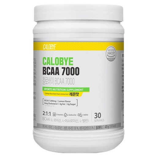 칼로바이 BCAA 7000 부스터 필수아미노산 헬스 보조제 레몬맛