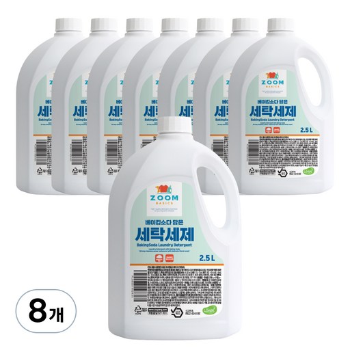 줌 베이직 베이킹소다 담은 액체 세탁세제 본품