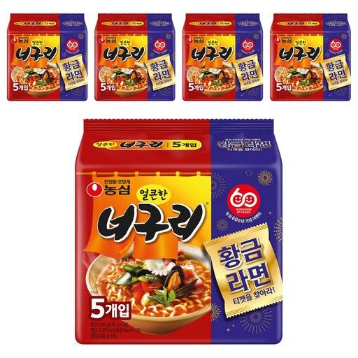 너구리 얼큰한 맛 120g