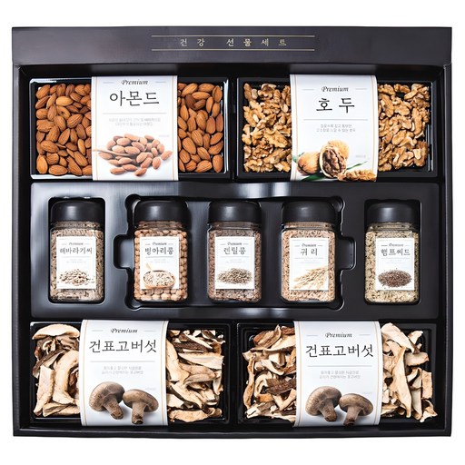 자연다움 건강담은 견과건버섯 혼합세트 1호