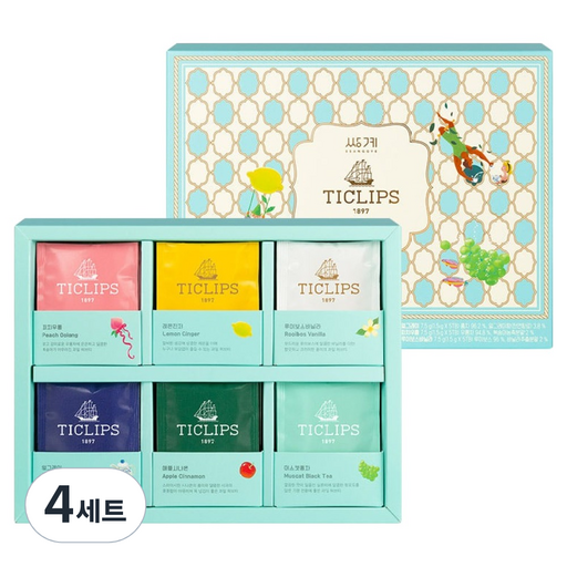 쌍계명차 티클립스 쁘띠 6종 x 5개입 세트