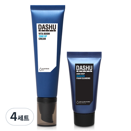다슈 맨즈 비타 붐 톤업 크림 50ml + 아쿠아 딥 씨워터 폼 클렌징 30ml 세트
