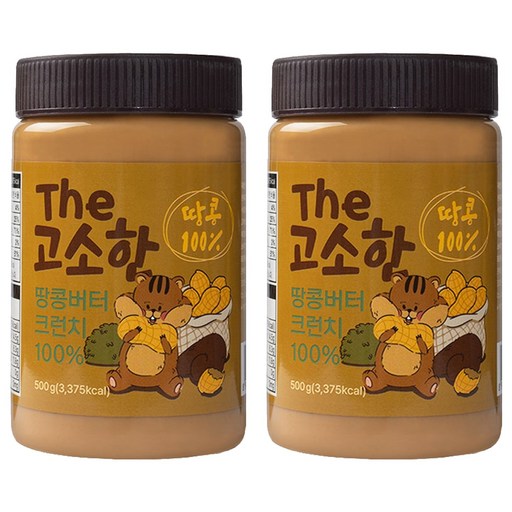 더 고소한 땅콩버터 크런치 100%