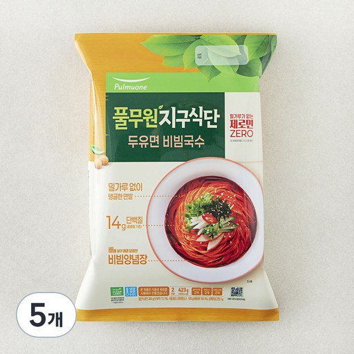 풀무원 지구식단 얇은 두유면 비빔국수