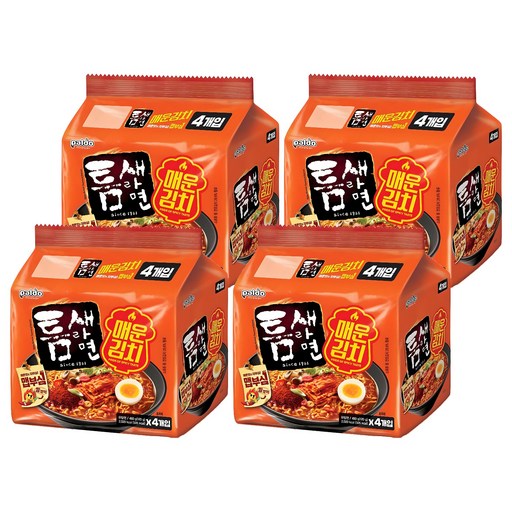 틈새라면 매운김치