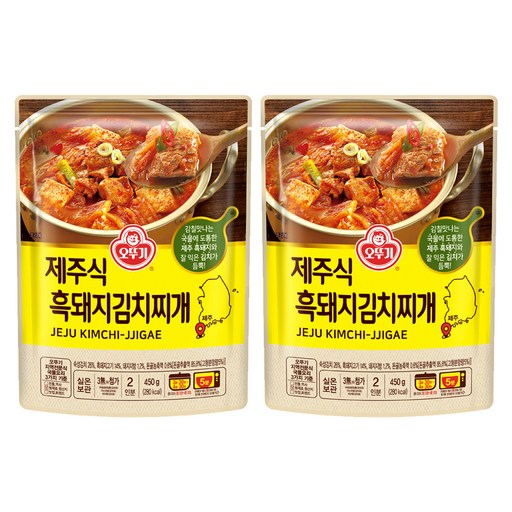 오뚜기 제주식 흑돼지 김치찌개