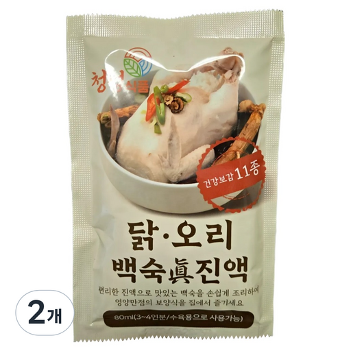 비니플랑센 진하게 담은 닭오리백숙진액