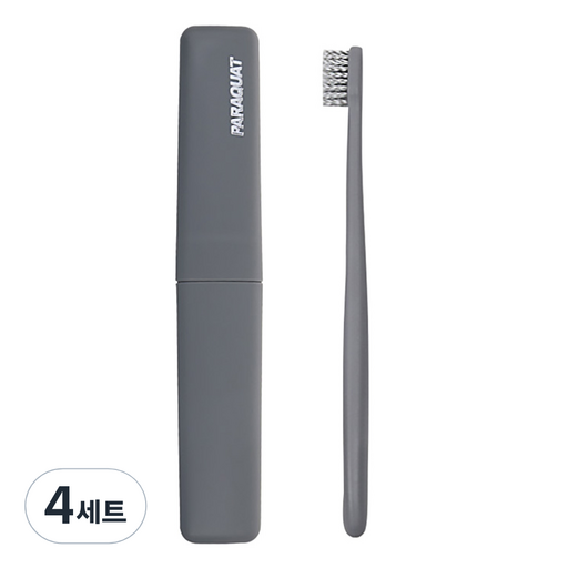 DM 알럽홈 삼각 케이스 칫솔 세트 차콜