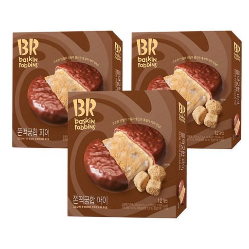 배스킨라빈스 쫀떡궁합 파이