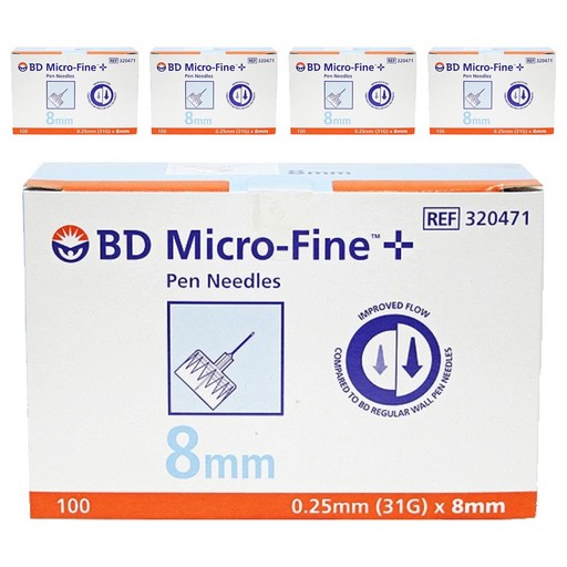 벡톤디킨슨 마이크로파인 인슐린 펜니들 31g 8mm