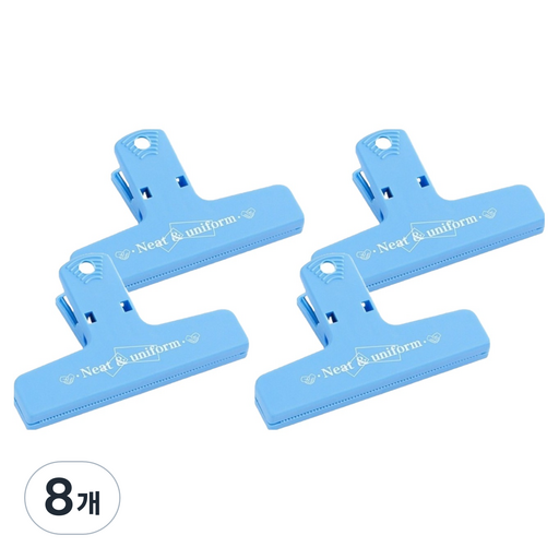 골드팡 레트로 집게 자석클립 블루