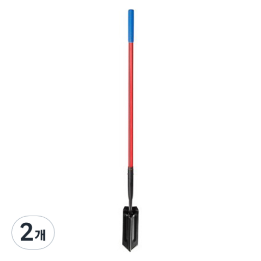 워크프로 100mm 배관삽 망간강철 50Mn 화이바자루 1530mm WP335009