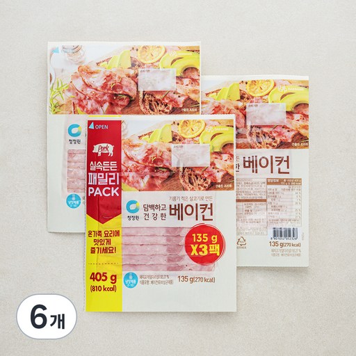 청정원 담백하고 건강한 베이컨