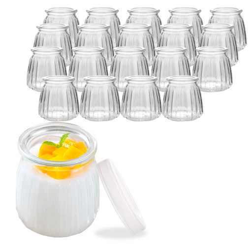제로캔들 용기 PE캡 플리츠 캔들 푸딩병