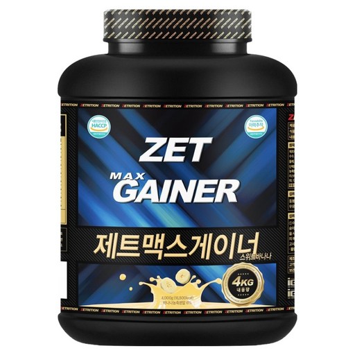 제트리션 제트맥스게이너 스위트바나나 체중증가용 게이너