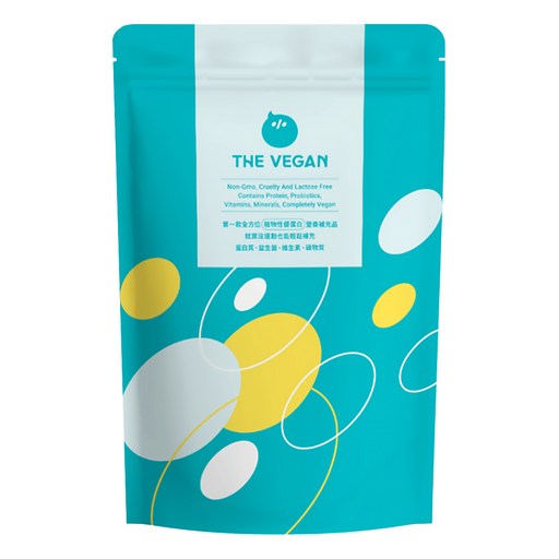 THE VEGAN 樂維根 植物性優蛋白 茉莉綠茶, 1kg, 1包