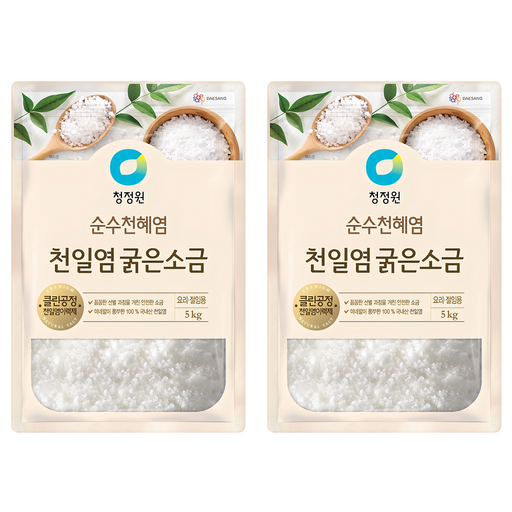 청정원 천일염 굵은 소금