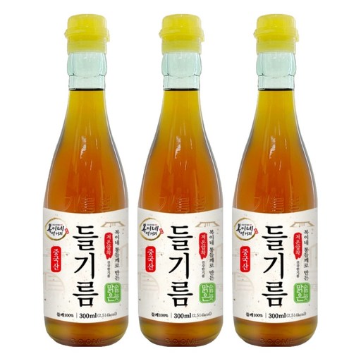 복이네먹거리 통들깨로 만든 저온압착 순한맛 맑은 들기름