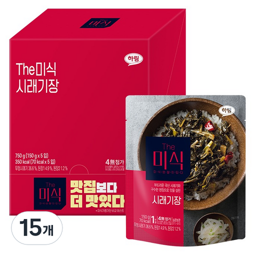 더미식 시래기장 덮밥소스