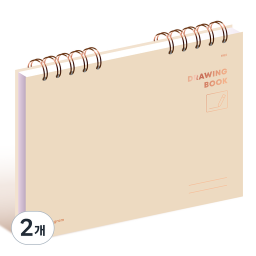 모노그램 드로잉북 스위트 브라운 MG-0078