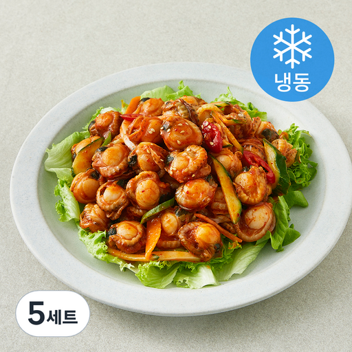 살맛나요 자숙 가리비 + 무침소스 세트 500g (냉동)