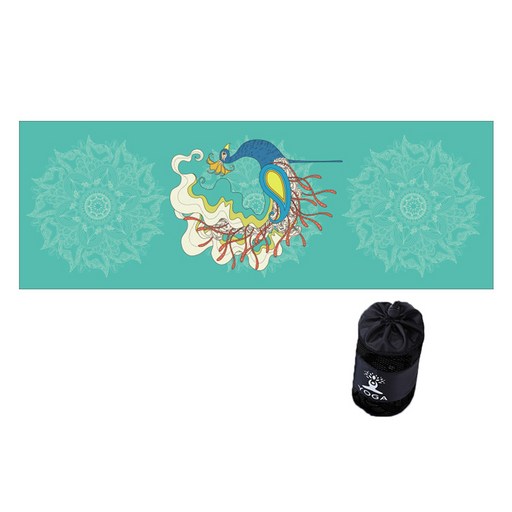 사비나 논슬립 패턴 요가 매트 타올